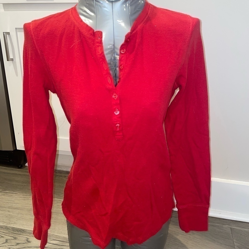 L.L Bean Red Long Sleeve